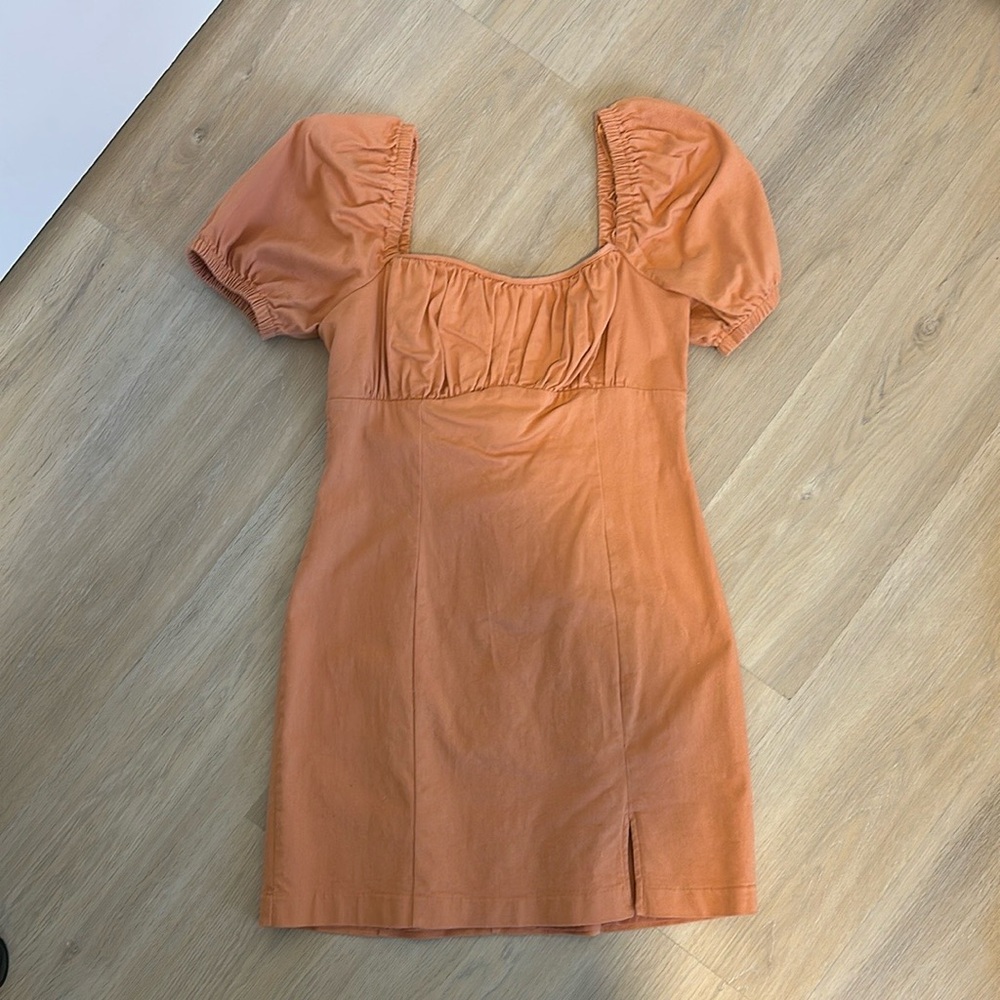 Astr Orange Mini Dress Vibrant and Stylish